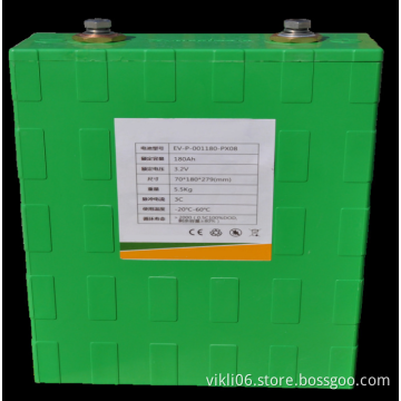 lithium iron phosphate battery 3.2V 180AH for Sightseeing car electric car,communication station etc,LiFePO4 battery packs